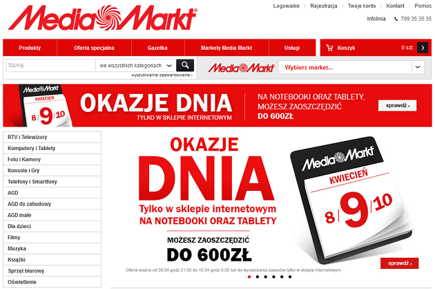 Media Markt - strona główna