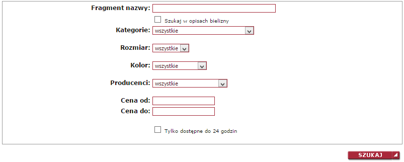 diores.pl - wyszukiwarka zaawansowana