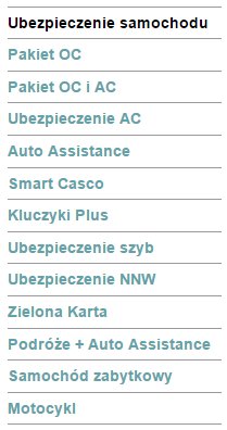 Link4.pl - produkty menu