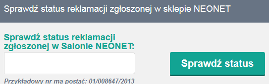 neonet.pl - reklamacja
