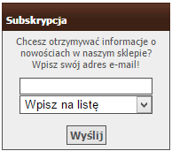Przestrzen.com.pl - newsletter
