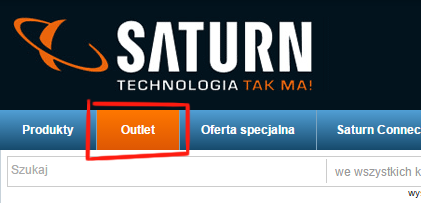 Saturn.pl - outlet