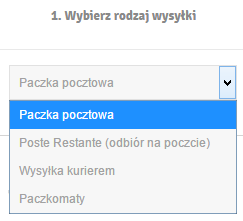 Swiatdoznan.pl - rodzaj wysyłki