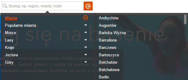 Travelist.pl - wyszukiwarka
